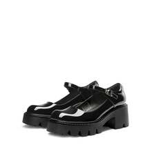 Women's Mary Janes Shoes Platform Dress Low Heel Chunky Pumps Round Toe Ankle Strap Pumps Shoes Loafers - 黑色 - 查看 6