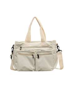 新款时尚经典学院风休闲多口袋大容量双手柄单肩特别保暖。特别适合校园、办公室、日常搭配、约会、逛街、购物、外出、送礼