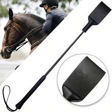 1pc Equestrian Riding Crop, English-Style Riding Accessory, Made Of Synthetic Leather, Flexible, Suitable For All Riders, Ideal Gift For Valentine's Day, Easter, Thanksgiving, Christmas, Halloween