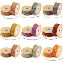 8 Rolls Colorful Flat Elastic Cord, Wear-Resistant Beading String For DIY Bracelets/Necklaces, High Stretch Jewelry Making Material - DIY Elastic Cord - View 15