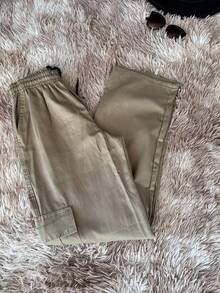Women Pants - Khaki - View 3