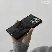 Teléfono con diseño de mariposas y bloques negros, compatible con los modelos 16 Pro, 16, 15 Pro, 14, 14 Plus, 13, 13 Pro, 12 Pro y 12 Pro Plus. Ofrece protección total contra golpes, una amplia abertura para la pantalla, un elegante marco brillante y una calidad de imagen mejorada. - Amarillo - Ver 7