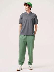 Men's PLAIN POLO Shirt Premium Cotton Pique Fabric Promotion - Grey - View 3