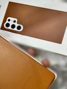 Induction Leather Case Compatible With S23 S24 S25 Plus And Ultra - Màu nâu  Mocha - Xem 2