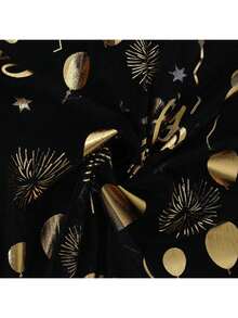 1 pieza 28.35x120/196.8 pulgadas Tapete de mesa con estampado de globos y fuegos artificiales para cumpleaños, Tapete de mesa de cumpleaños para celebración de fiesta de cumpleaños, decoración de mesa de cocina y comedor para fiestas en interiores y exteriores, adecuado para fiestas en el hogar y días festivos