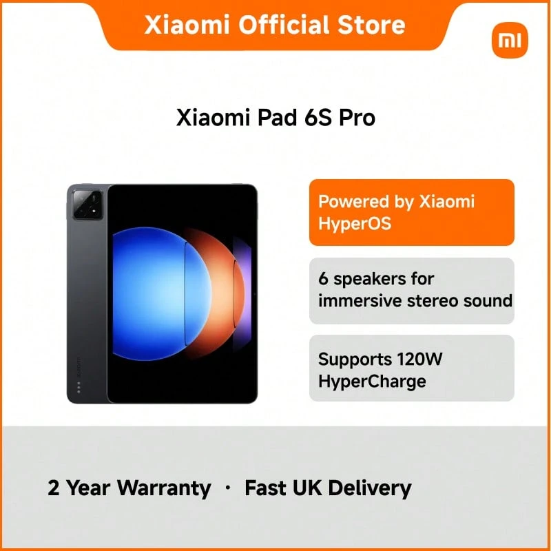 Xiaomi Pad 6S Pro - Dark Grey - View 1