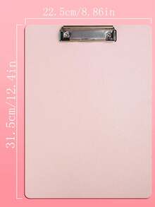 1个/2个/3个装极简复古彩色文件袋，A4硬纸板文件夹，PP硬纸板文件夹，学生绘图板，书写硬板，办公会议热销文件袋 - 粉色 - 查看 3