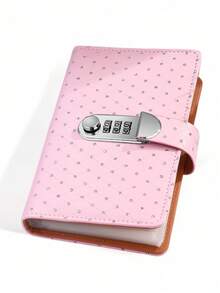 Password Locked Transparent Cash Storage Diary Book, 6-Colors Available, Girls' Favorite, Secure Storage For Cash, Coins, Bills, INS Style Colorful Saving Book, Gift For Girlfriend's Birthday