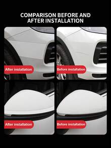 Universal Car Door Sill Protector, Carbon Fiber Pattern Bumper & Door Edge Guard Trim - Multicolor - View 8