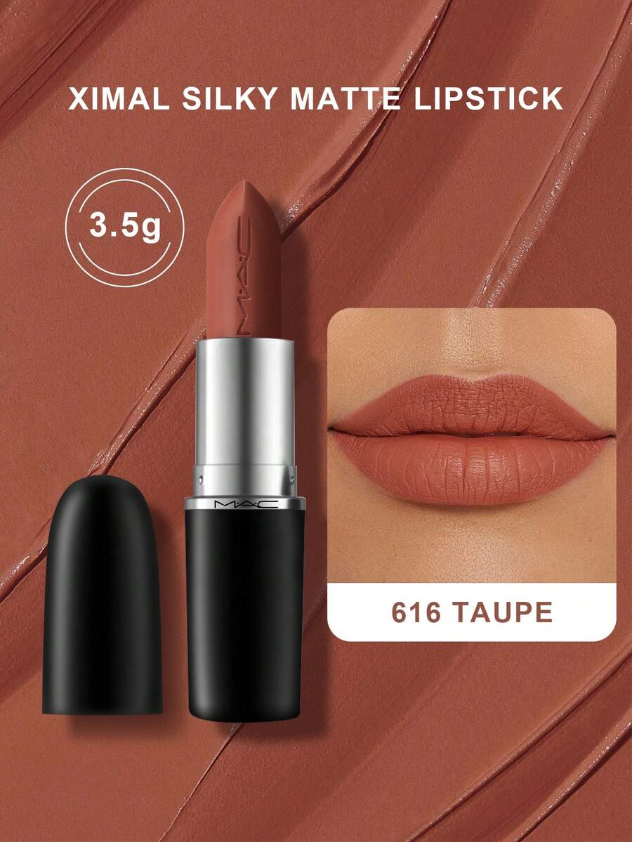 MAC M.A.C XIMAL Satin Matte Lipstick - 616 Greige (Soft Reddish Brown) 3.5g - 616 TAUPE 0.12 Oz./3.5g - View 1