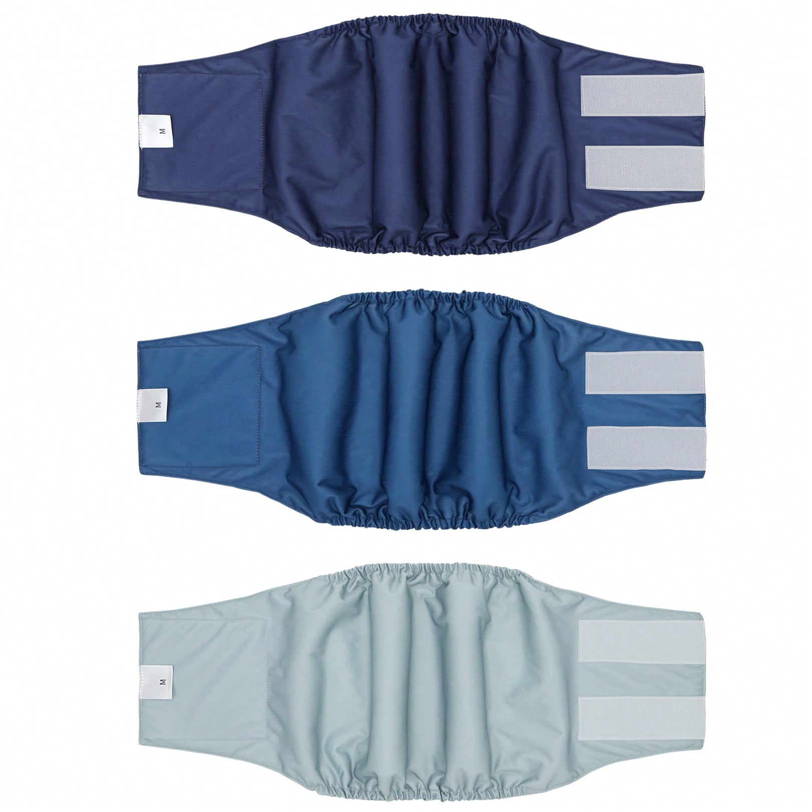 Paquete de 3 pañales reutilizables para perros machos - Pañales lavables súper absorbentes para perros machos - Pañales reutilizables para perros