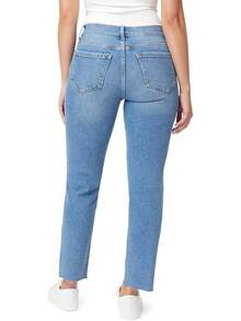 Kensie Jeans The Allie High-Rise Slim Straighthalloween - Pippa Wash - View 6