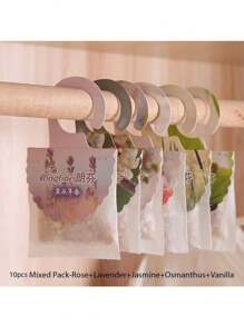 Set de 5 piezas/10 piezas Bolsas difusoras para armario, Sachets desodorantes para armario, Ambientador anti-moho y anti-insectos para dormitorio, coche, interior, habitación, adecuado para escuela, oficina, hogar, viaje, decoración del hogar