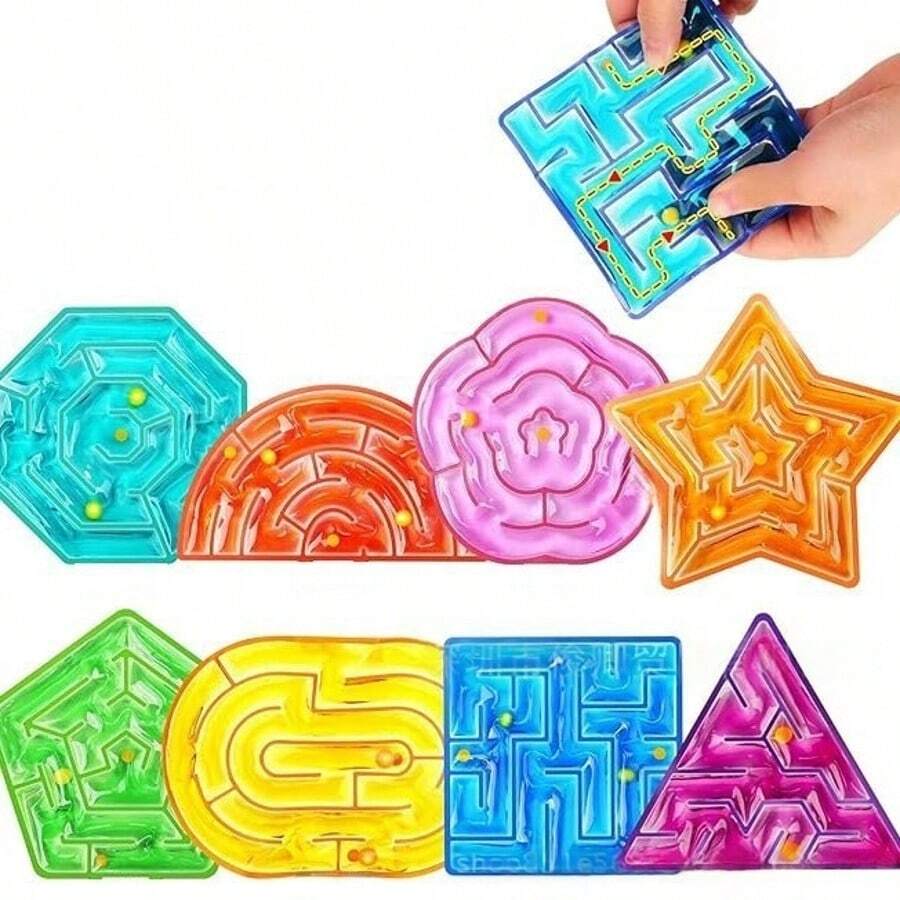 1/2/4/8件套柔软可爱感官减压玩具 - 自闭症感官镇静玩具，适用于课堂学生、自闭症儿童，缓解焦虑，挤压感官管，复活节篮子填充物，课堂奖励，生日礼物和节日礼品袋填充物 - 彩色 - 查看 1