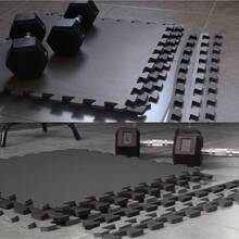 Fitness Floor Mat - 黑色 - 查看 6