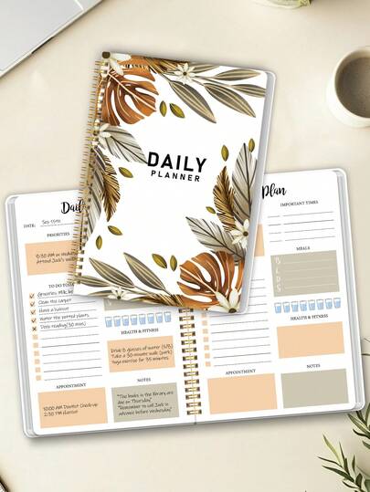 Trees 1 Pc Undated Daily To Do List Planner