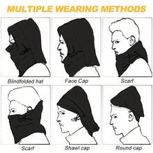 1 pasamontañas cálido y 1 gafas, para hombres y mujeres en ciclismo, motocicleta, esquí y deportes