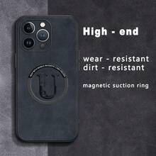 Funda con forma de U, de imitación de piel de oveja con cierre magnético. Compatible con los modelos 12 al 16 Plus, Pro y Pro. Un diseño elegante y sofisticado. Una excelente opción. - Colores mixtos 1 - Ver 4
