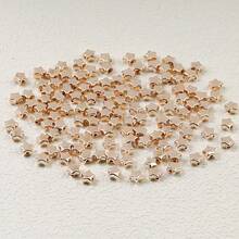 200 hạt CCB hình trái tim và ngôi sao dùng để làm đồ trang sức DIY, vòng tay, phụ kiện vòng cổ - Ngôi sao - Xem 11