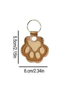 1pc Customized Pet Plush Keychain, Personalized Photo Keyring, Unique Pet Owner Memorial Gift For Dog & Cat Lovers, Durable, Vibrant Color, Adorable