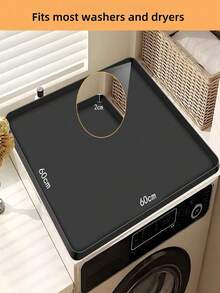 1pc Silicone Washing Machine Pad, Refrigerator Pad, Washing Machine Top Pad, Suitable For Placing On Top Of Washing Machine, Can Also Be Used As Coffee Machine Pad, Dish Drying Mat, Non-Slip Storage Pad, Large Pet Pad. - Multicolor - View 7