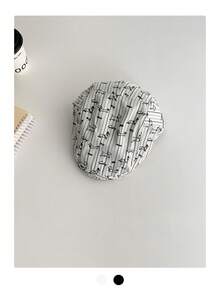 1pc Retro Polka Dot Newsboy Cap For Women, Versatile Wide Brim Beret Hat With Small Head Circumference, Fashionable Reversible Duck Bill Cap, Artistic Painter Hat, Spring/Autumn