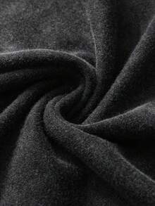 Disney EILL Cotton, Summer Women's Fun Print Hip-Hop " Castle Minnie And Daisy" Personalized Pattern Print Street , Korean Style Comfortable Retro Basic Fashion Commuting Versatile Y2k Clothing Women's Clothing, Suitable For Outdoor Leisure, Regular Niche Punk Style Black Well-Fitting Round Neck Short-Sleeved Washed T-Shirt