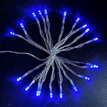 1pc 3 Meters 20 Bulbs Fairy Lights, Battery Powered Decorative Lights For Christmas, Halloween, Spring Festival, Eid, Indoor Decoration, Wedding & Party