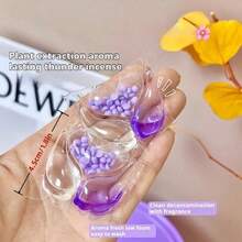 3-In-1 Lavender Laundry Detergent Pods, Concentrated Laundry Balls, Long-Lasting Fragrance, Heavy Duty Stain Removal, Antibacterial, Fabric Softener, Scented Pearls, Laundry Liquid, Water-Soluble Capsules, Suitable For All Washing Machines