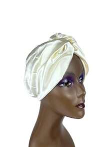 1/3pcs Adjustable Silk Satin Sleep Cap, Double Layer Design, Silk Hair Wrap, Suitable For Curly/Natural Braid/Straight Hair, Unisex Sleep Bonnet - Multicolor - View 13