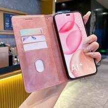 1 套 Line Butterfly 皮革保护手机壳带支架，高品质印刷工艺，适用于 Galaxy S10/20/21/22/23S24U/A05/A14/A24/A25/A34/A54、Redmi Note 14/12/13 Pro、/HONOR 70/90/400/X7/X8/X6/X9 系列 - 粉色 - 查看 4