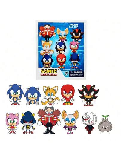 Sega سلسلة شخصيات الأنمي ثلاثية الأبعاد المرخصة رسميًا - 1 قطعة حقيبة كتلة سرية قلادة مفتاح عشوائية واحدة من ذيل أو شخصيات أخرى كهدايا لعيد الأم والأصدقاء وعيد الميلاد وعيد الهالوين، اكسسوارات الهالوين، أفكار هدايا عيد المعلم، اكسسوارات الحقيبة، أربطة الرقبة مع حامل الهوية، اكسسوارات السيارة، تميمة الحقيبة