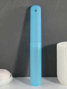 1pc/2pcs/4pcs Travel Toothbrush Protective Case, Minimalist Portable Dustproof Toothbrush Holder For Home Use