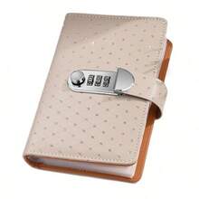 Password Locked Transparent Cash Storage Diary Book, 6-Colors Available, Girls' Favorite, Secure Storage For Cash, Coins, Bills, INS Style Colorful Saving Book, Gift For Girlfriend's Birthday