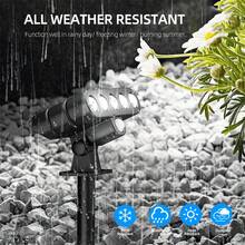 1/2/4 件太阳能露营灯，5 个超亮 LED，3 种照明模式，3000W 白光安全手电筒。带运动传感器的草坪/地桩路径灯，多功能可拆卸户外壁灯，1200mAh 可充电电池，太阳能电池板，亮度可调，适用于花园、庭院、道路、房屋、露营装饰的花园景观照明 - 升級款-白光 - 查看 11