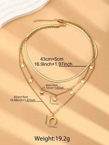 1pc Vintage Punk Rock Band Logo, Star, Moon Stainless Steel Pendant Necklace For Women, Suitable For Daily Wear, Concerts, Parties, Gifts - necklace - View 10