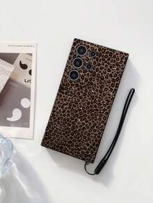 1 件黑色 TPU 豹纹防震手机壳和 1 件黑色硅胶挂绳带，兼容/配套手机壳/带挂绳的手机壳/腕带手机壳/趣味手机壳/Android 手机壳/手机壳/手机壳/OPPO 手机壳/Galaxy A51 4G/Galaxy A52/A52s 5G/Galaxy S23 Ultra/Galaxy A13 4G/Galaxy A12/Galaxy S22 Ultra/OPPO A54/Galaxy A54/Galaxy A04E/Galaxy A05S/Galaxy A34/Galaxy S25Ultra 5G/Redmi Note 13/Galaxy A14/Galaxy A32 4G - 彩色 - 查看 5