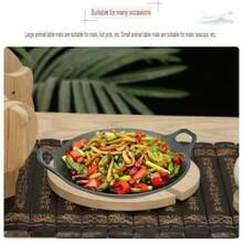 Juego de 7-8 posavasos de bambú, almohadillas aislantes del calor para tazas, platos, ollas, con diseños de animales lindos, decoración de mesa, excelente regalo de cumpleaños