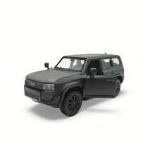 Makeda 1:36 比例丰田陆地巡洋舰普拉多压铸模型车，蓝色/哑光绿/哑光黑，后轮驱动，滑行平稳，可开启车门，细节复制，可收藏，适合展示、圣诞节、万圣节、生日礼物 - 多色 - 查看 6