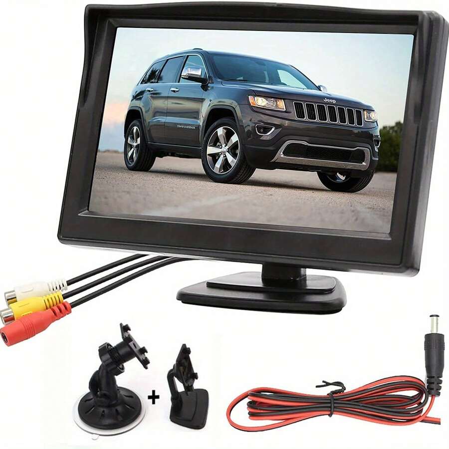 5 Inch HD Backup Camera Monitor Only Rear View Reverse Display Screen