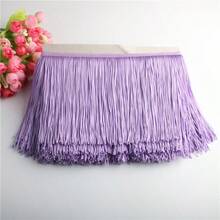 2/10Yards/Pack 15cm Fringe Trim Lace Polyerter Fibre Tassel 4inch Wide Long For Clothes Accessories Latin Wedding Dress DIY Lamp Shade Decoration - Multicolor - View 24