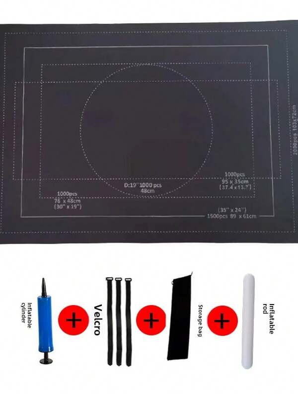 1 Set Puzzle Aufbewahrungsrolle Filz Puzzle Matte geeignet für 1500-3000 Teile Erwachsenen Puzzle Schwarz Grau Grün Verschiedene Spezifikationen verfügbar Puzzle Zubehör, Kippbares Puzzle Board mit 2-in-1 Ständer & Abdeckung, super leichter Filz Plateau Aufbewahrung mit 6 Schubladen für Erwachsene, tragbarer Puzzle Tisch für bis zu 1000 Teile. Es ist eine ideale Wahl für Puzzle Enthusiasten