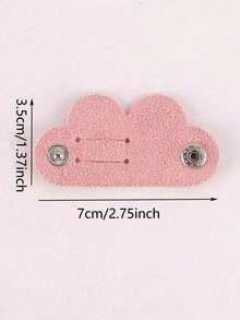 1/3/5/Pcs Mixed-Color Heart-Shaped Data Cable Storage Box, Headphone Cable Storage Box, PU Leather Data Cable Storage Box, Men's And Women's Gifts, Anti-Loss Cable Storage Box, Suitable For Halloween, Christmas And Thanksgiving Parties, Christmas