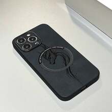 Funda magnética para teléfono con diseño de piel sintética de oveja, compatible con los modelos 12, 13, 14, 15, 16 Plus, Pro y Pro. Elegante y de alta calidad, una excelente opción. - Colores mixtos 4 - Ver 7
