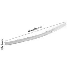 FRONT BUMPER BLACK SPLITTER TRIM - Silver - View 3