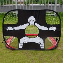 1 Set Foldable Soccer Goal, Nylon Soccer Goal, Adult Soccer Target Net, Indoor/Outdoor Playground Backyard Training, Dual-Use Portable Mobile Soccer Goal, Entertainment Soccer Training Target, Multi-Functional Youth Soccer Training Net, Easy To Install, Suitable For Outdoor Soccer Sports, Soccer Accessories, Sports Accessories, Playground Accessories, Solo Practice, Lawn, Yard, Soccer Housewarming Gift, Soccer Supplies, Soccer Training Set, Fitness Accessories, Men's Gift