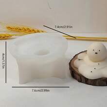 Christmas Melting Snowman Silicone Candle & Soap Making Mold DIY Craft