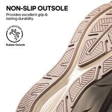 Women's Walking Shoes Cushion Comfortable ActiveBreeze Running Tennis Shoes Non-Slip Workout Gym Sports Athletic Breathable Fashion Sneakers - Màu Khaki - Xem 4