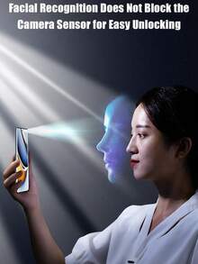 2pcs 3D Curved Tempered Glass Screen Protector, Compatible With Samsung Galaxy//Redmi//Honor/Realme/OPPO/VIVO/OnePlus Etc. No Bubbles, Easy To Install, Stable And Won't Fall Off. Shatter-Resistant, Full Coverage, Sensitive Touch, Easy To Install/Anti-Fall And Scratch. Privacy Protection Glass Film, Essential For Screen Protection, Suitable For Daily Protection, Office, Home And Other Scenarios. Waterproof, Shock-Proof And Anti-Fall. - Black - View 9