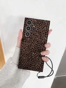 1 件黑色 TPU 豹纹防震手机壳和 1 件黑色硅胶挂绳带，兼容/配套手机壳/带挂绳的手机壳/腕带手机壳/趣味手机壳/Android 手机壳/手机壳/手机壳/OPPO 手机壳/Galaxy A51 4G/Galaxy A52/A52s 5G/Galaxy S23 Ultra/Galaxy A13 4G/Galaxy A12/Galaxy S22 Ultra/OPPO A54/Galaxy A54/Galaxy A04E/Galaxy A05S/Galaxy A34/Galaxy S25Ultra 5G/Redmi Note 13/Galaxy A14/Galaxy A32 4G - 彩色 - 查看 2